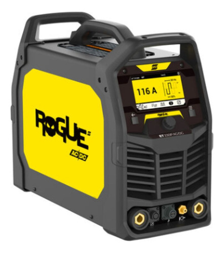Soldadora Esab Rogue Et 230ip Ac/dc Torcha Tig Aluminio Prof Color Amarillo