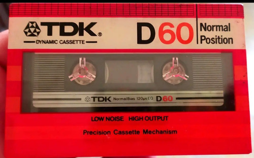 Cassette Tdk D60 ## Tipo 1 # Hecho En Japón