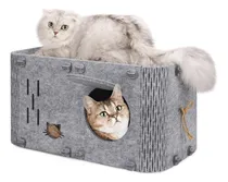 Comprar Casa Para Gatos Aitmexcn, Cueva Acogedora, Resistente Al Ras