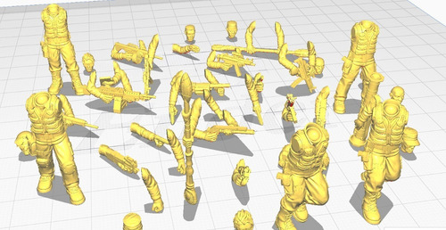 Stargate Set Figuras Archivo Stl Para Impresora 3d