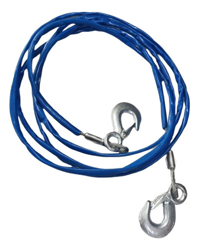 Cable De Remolcar De 5 Ton 4m Cuerda Arrastre Con 2 Ganchos