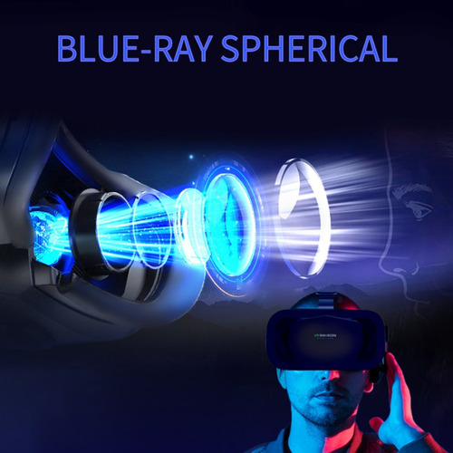 Oculos 3d Virtual Com Controle Filme Video Celular Jogos 799
