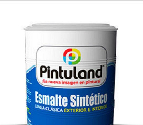 Esmalte Pintuland 1/4, Blanco, Negro, Amarillo, Rojo, Azul