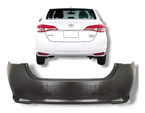 Parachoque Trasero Toyota Yaris 2018-2019-2020