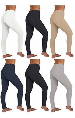 Sexy Basics - Paquete De 6 Mallas Elásticas De Algodón Elást