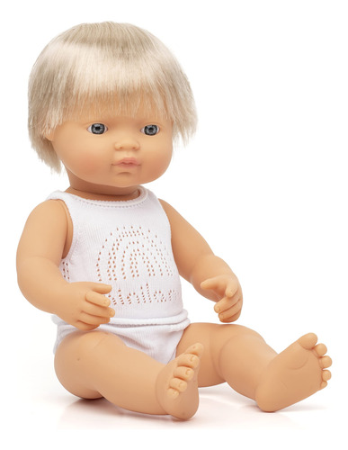 Miniland Educativo - Baby Doll European Boy (15.0in, 15)