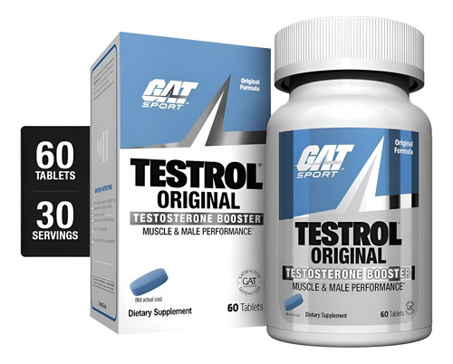 Gat Testrol 60 Tabs Aminoácidos Sin Sabor Gym Sin Sabor