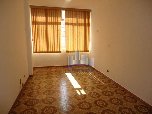 Imagem 1 de 26 de Apartamento Com 1 Dormitório À Venda, 52 M² Por R$ 297.000,00 - Gonzaga - Santos/sp - Ap6184