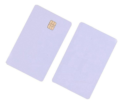 Tarjetas Plásticas Carnet Pvc Blanca Smart Chip Cr80 Fm4442