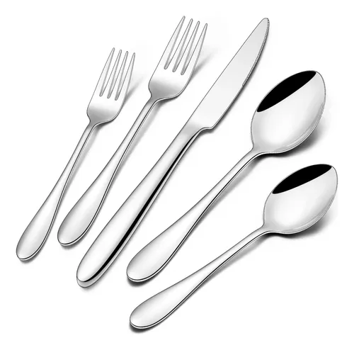 comprar Wildone Juego De Cubiertos 40 Piezas Acero Inoxidable