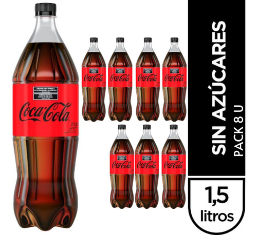 Coca-cola Zero 1,5 Lt Pack X8bot. Combox