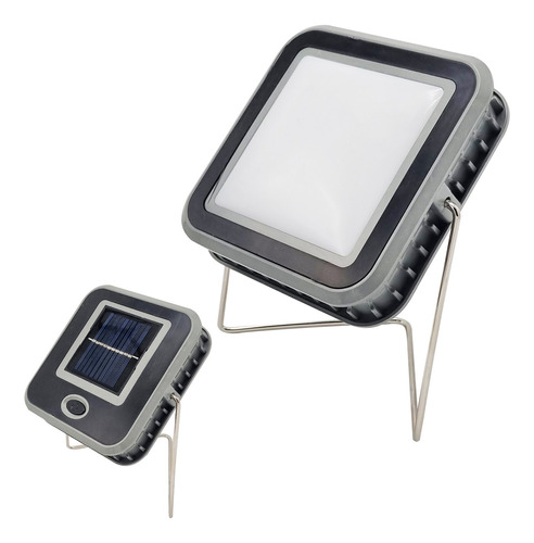 Lampara Foco Solar Farol Led Usb Camping Hengluge + Base Ax®