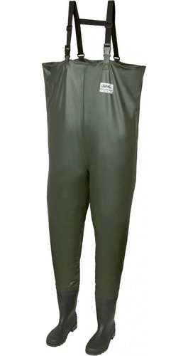 Wader Pvc Reforzados Waterdog Con Botas Y Tiradores