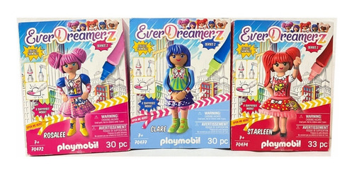 Pack De 3 Playmobil Ever Dreamerz Serie 2 