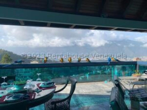 #23-20934 Extraordinaria, Imponente, Inigualable Casa En Los Naranjos Del Cafetal