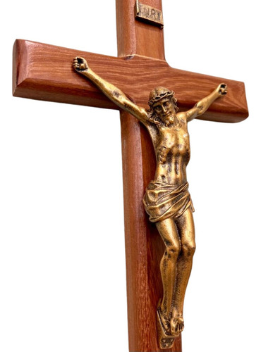 Crucifixo Parede - Cruz 30cm / Corpo Do Cristo Resina 18cm