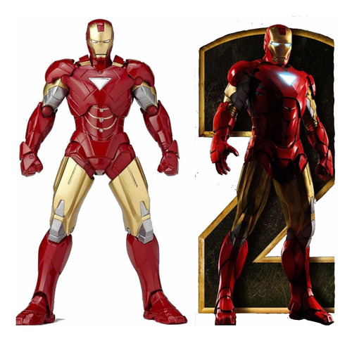 Iron Man 2 Mk 6 Micro Yamaguchi Revol Mini Jp Marvel 11.5cm