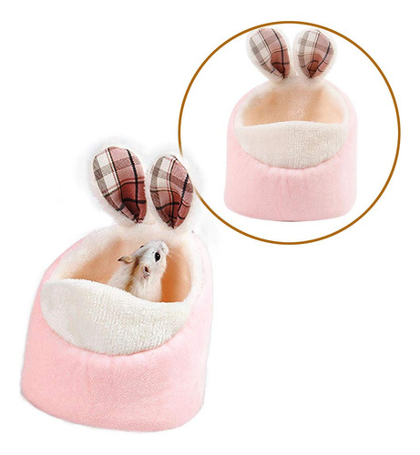 Cama Nido Triangular Para Hámster Ratón Erizo Lavable
