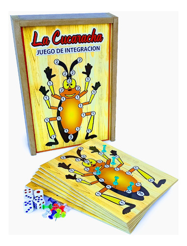 La Cucaracha Juego De Mesa Integración Familiar 