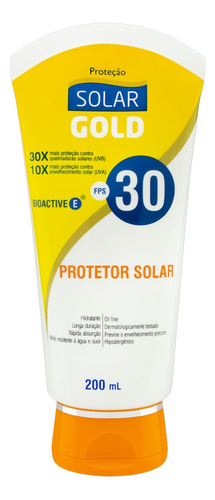 Protetor solar  Solar Gold  30FPS  200mL