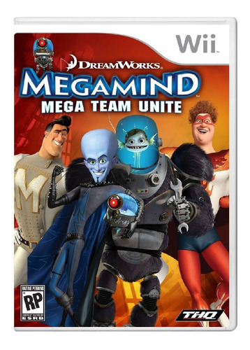 Jogo Novo Mídia Física Megamind Mega Team Unite Nintendo Wii