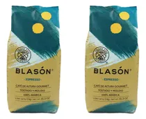 Comprar Café Espresso Blasón Gourmet Tostado Y Molido 2 Bolsas De1kg