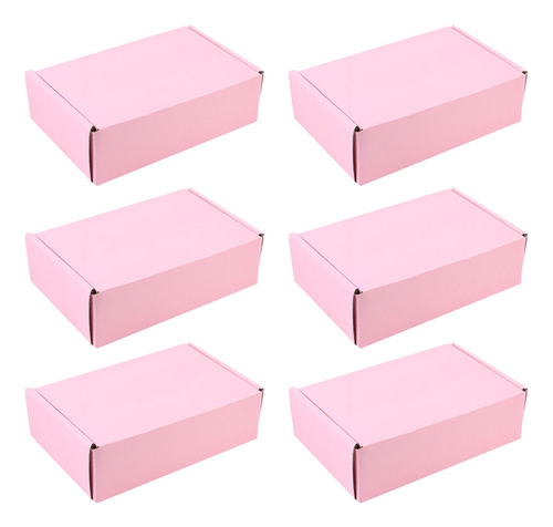 Embalaje: Cajas De Cartón For Llevar, Caja Ligera, 6 Unidad