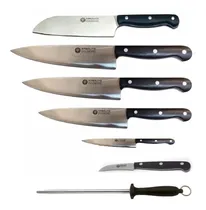 Comprar Kit De Cuchillos Chef Arbolito Gourmet Acero Inox 7 Piezas