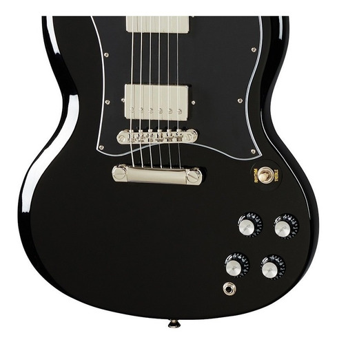 Imagen 5 de 5 de Guitarra eléctrica Epiphone Inspired by Gibson SG Standard de caoba ebony brillante con diapasón de laurel indio