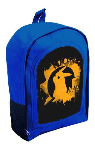 Mochila Azul Infantil  Nena Nene Pikachu Tt28