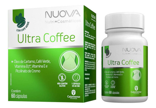 Nuova Ultra Coffe Termogênico 60 Capsulas - Catarinense
