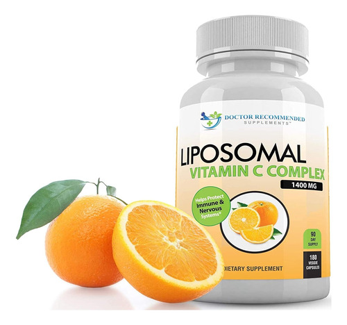 Vitamina C Liposomal 1400 Mg / 180 Capsulas