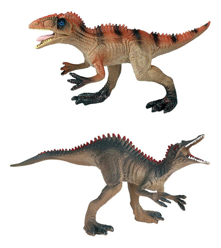 Juguetes Realistas Con Figuras De Dinosaurios, Juego De 2