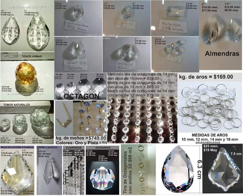 Piedras Cristal Cortado Brillo Tipo Diamantina Varios Modelo | MercadoLibre
