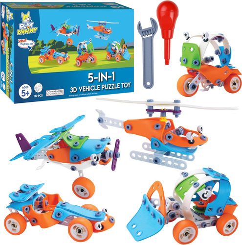 Play Brainy Erector Set Para Niños,