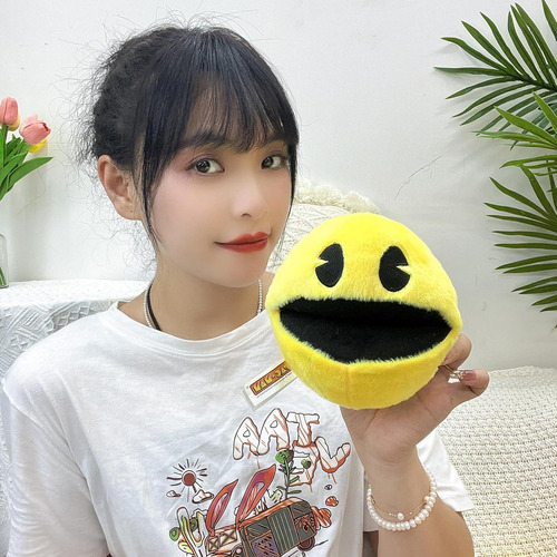 Juguete De Peluche Pac-man Amarillo 15.24 Cm Portátil