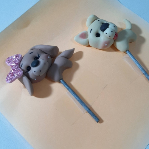 Imagem 3 de 3 de Pingente Decorativo Pra Vaso - Cachorrinhos