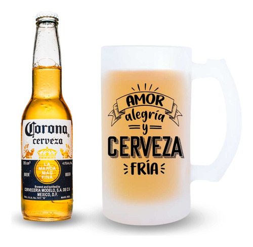 Regalo Box Jarra Cervecera Más Corona En Caja Personalizada