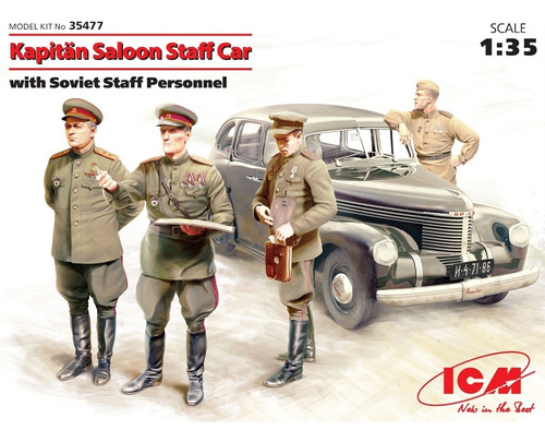 Kapitan Saloon Auto C/personal Ruso - Wwii - Icm - 35477