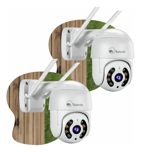 Kit 2câmera Ip Icsee Prova D'água Infravermelho Externa Wifi - Ba...