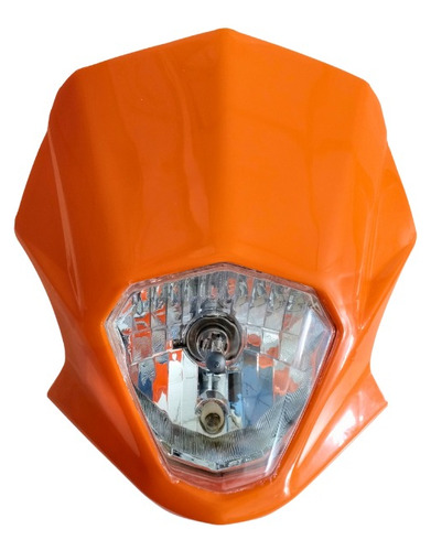 Careta Frontal Um Dsr Naranja Con Faro