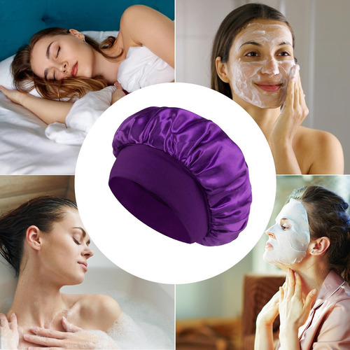 Gorro Para Dormir De Seda Gorros Para Cabello Rizado Gorro D