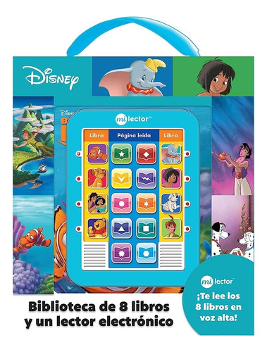 Cuento Electrónico Disney Junior + Lector 8 Libros Infantil