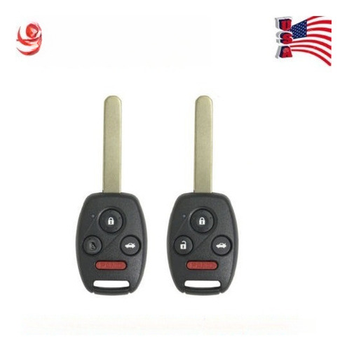 2 Para Honda Accord Keyless De La Entrada Coche Remoto Llave