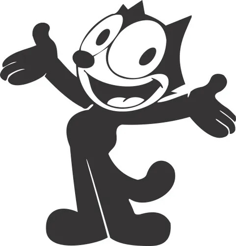 comprar Calco Felix The Cat - Gato - Vinilo Sticker Plotter