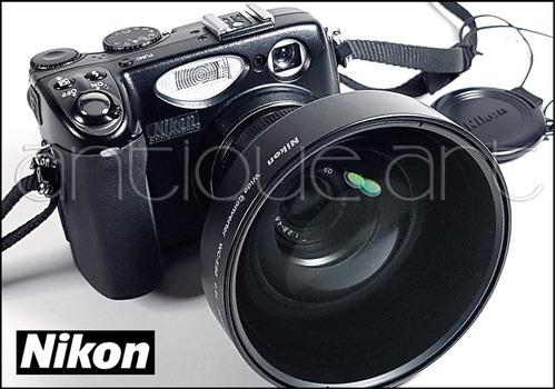 A64 Camara Nikon Coolpix 5400 Lente Angular Tarjeta Bateria 