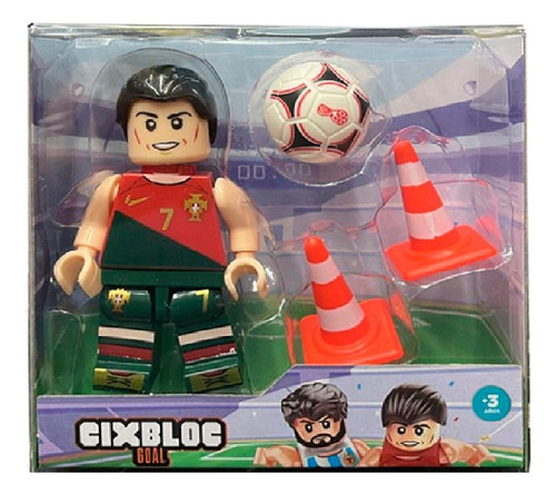 Muñecos Articulados Jugadores De Futbol Con Acc Portugal