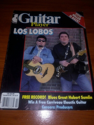 Revista: Guitar Player Importada Fevereiro 1987 Los Lobos