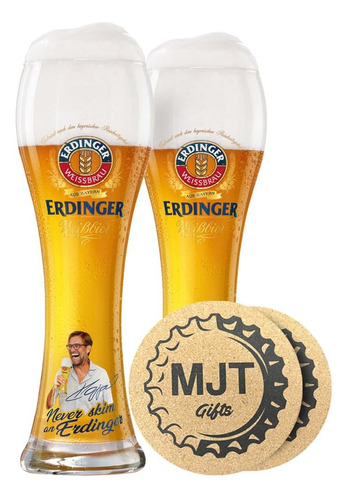 Mjt Gifts Erdinger Jurgen Klopp - Vasos De  Alemanes Con