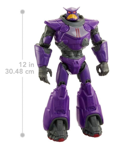 Toy Story Villain Zurg Hhj75, tamaño grande, articulado, 30 cm